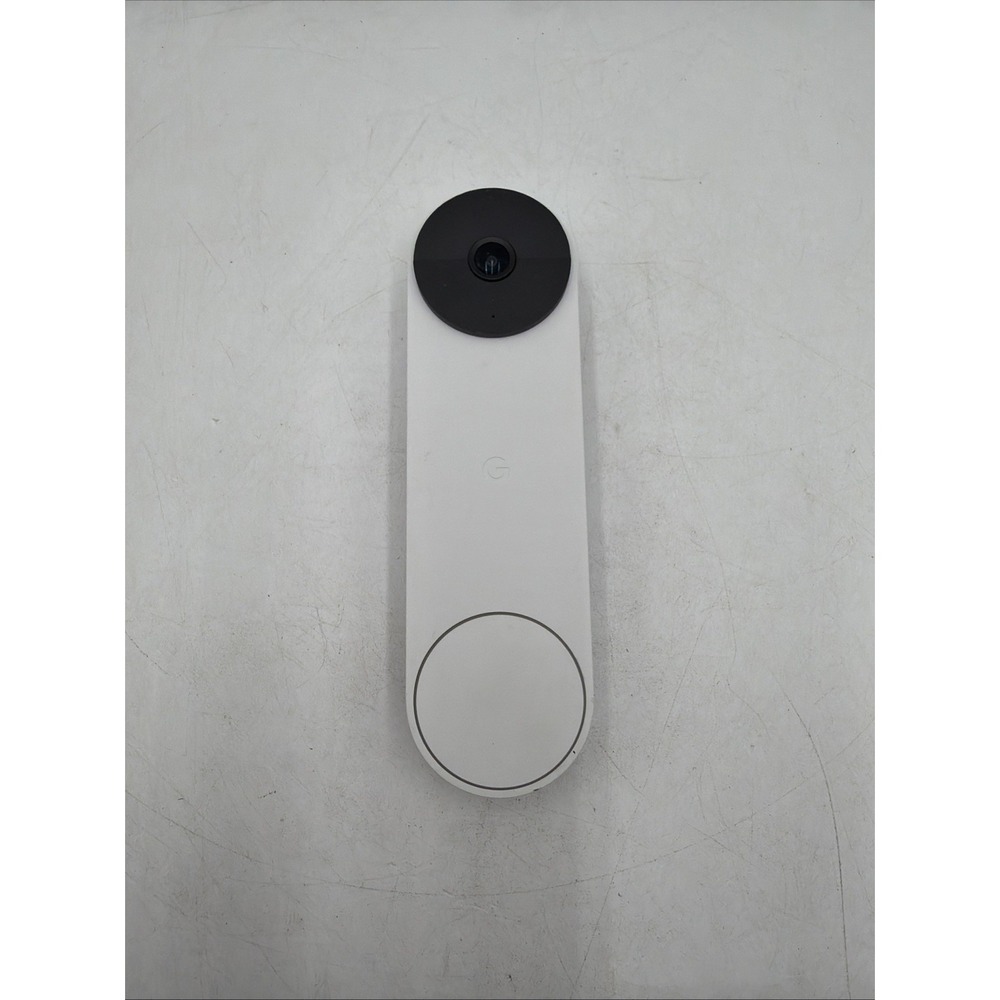Google Nest GWX3T WiFi Smart Video Doorbell Battery Snow DOORBELL ONLY